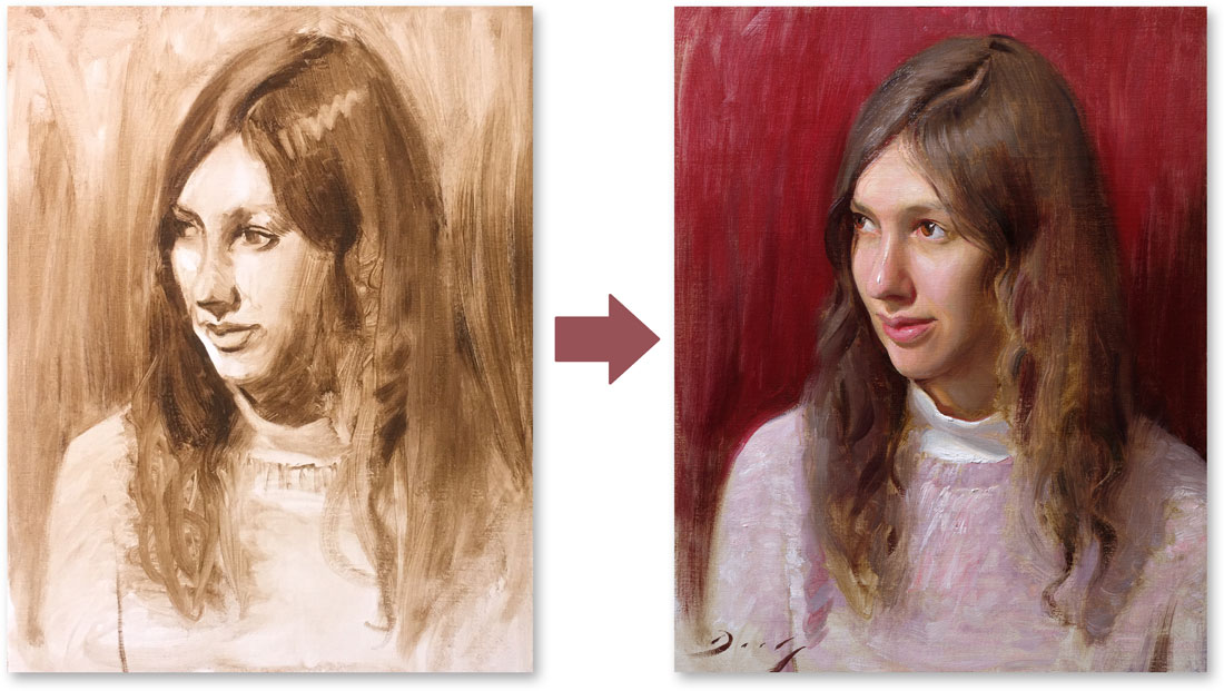 Classical Portrait Painting Workshop in Beechwood, OH